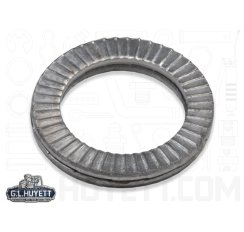 TEC Washer Glued Pair 1/4" Stainless Steel