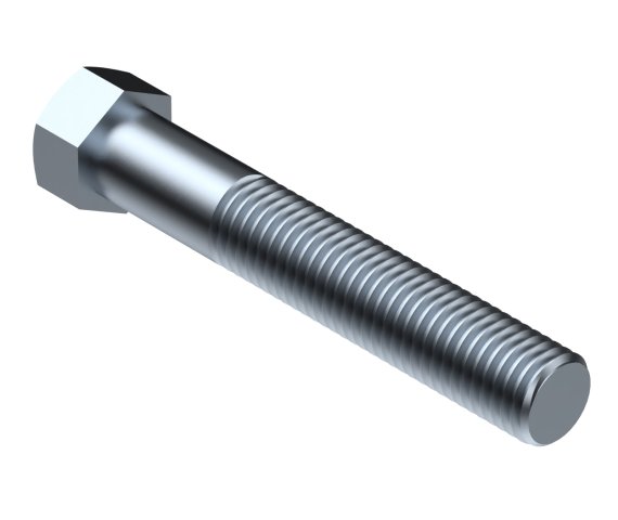 Hex Head Cap Screws 7/16-20 x 2-1/4 in 5 Steel ZC3