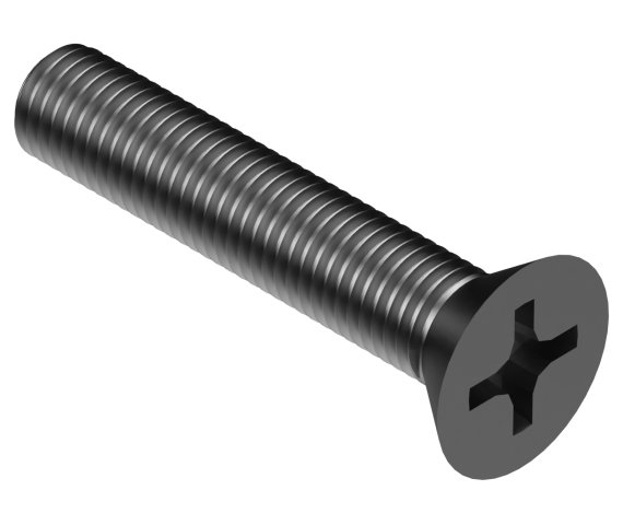 thumbnail image 2 of 100-Pack #8-32 X 3/4 Stainless Steel Flat Head Phillips Machine Screws – Right Hand Thread 2 of 6