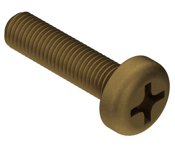 Brass Round Head Machine Screw, Size: 4 X 10 Mm - 4 X 0 Mm at Rs 80