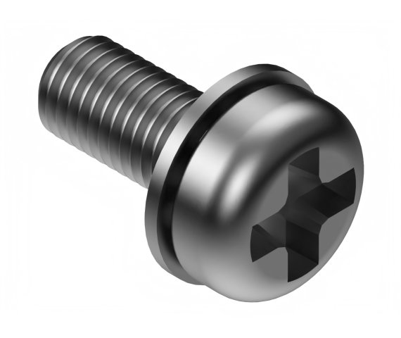 HR'sページ^ ^ Pan Head Machine Screws #6-32 x 5/16 in Steel ZC3