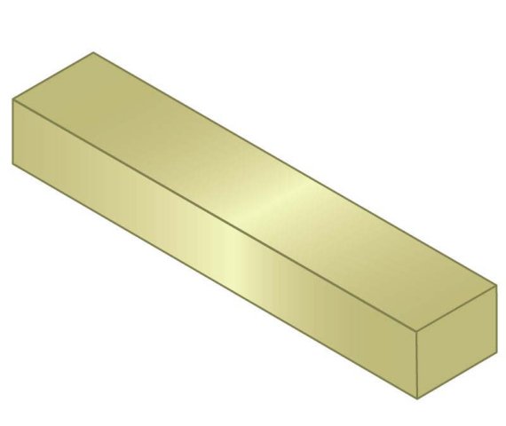 MAK-A-KEY Key Stock 6 mm x 4 mm x 305 mm C45K ZY Triv