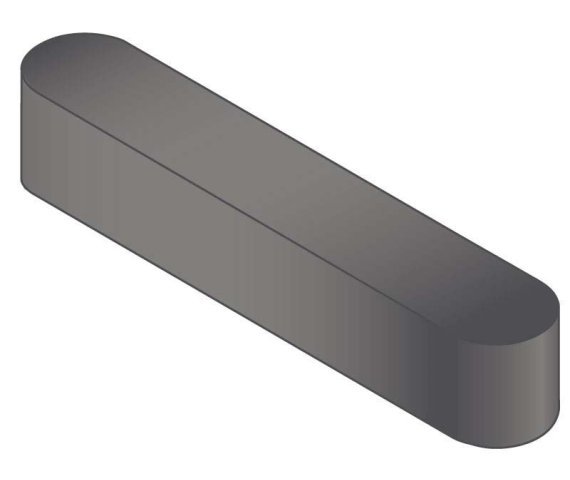 MAK-A-KEY Key Stock 3/16 x 3/16 x 36-1/2 Cbn Steel Ovrsz