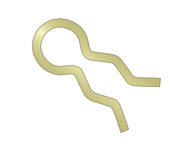 Hitch Hairpin Cotter Clip 3/16 x 2-7/8 MB Spring Wire ZY