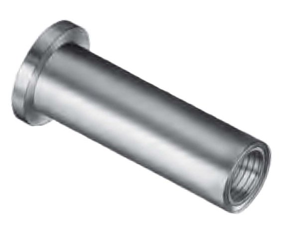 Avk Structural Rivets AVK Rivet Nut Threaded Insert RN 1/2-20 x 150 SS Open End