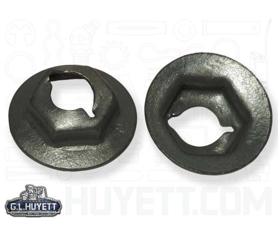 Tinnerman Lock-Nut Washer Screw Size 1/8 Zinc + Geoblack 137