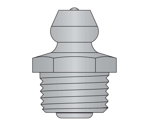 Grease Fitting Zerk R 1/8 German Stainless Steel PV