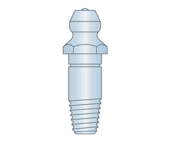 Forming Thread Pin Grease Fitting Thread Forming 1/4-28 Long Steel ZC