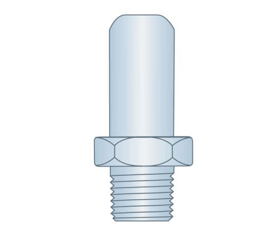 Bulk Loader Fitting 1/8-27NPT CS ZC