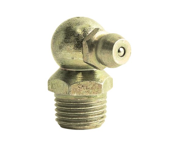 Grease Fitting Zerk 1/8-27 PTF 90D Steel ZY Triv