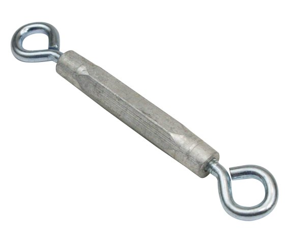 Tendeur Galvanisé 1/2" X 12" - Œil à œil, Forgé, Pour Câble Et Poulie