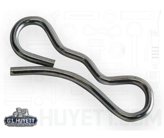 Cotter Pin Bow Tie .072 x 1-3/8 Spring Wire Zinc Clear
