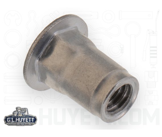 AVK Threaded Insert Hex AH #8-32 x 80 Stainless Open End