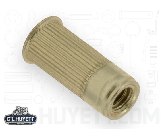 AVK Threaded Insert Knurled AK 1/4-20 x 515 ZY Triv Open End