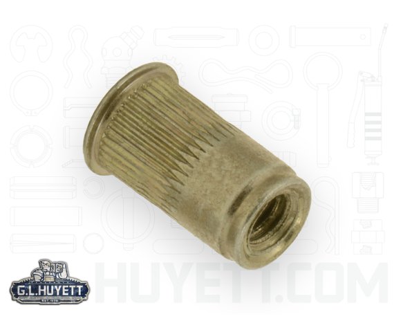 AVK Threaded Insert Knurled AK #8-32 x 130 ZY Triv Open End