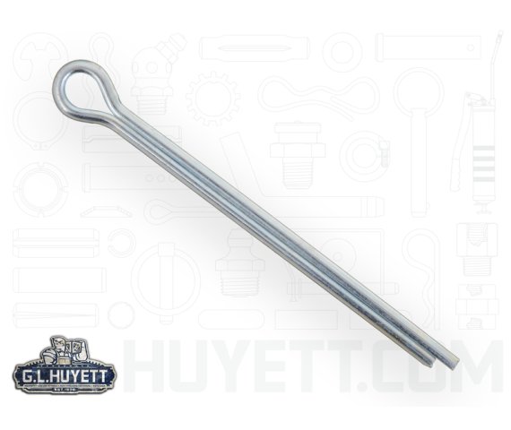 Cotter Pin 7/32 x 3 Carbon Steel Zinc Clear