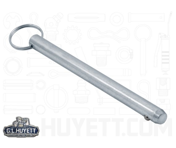 コメント者5/7 P16 Detent Pin 7/16 x 5.000 (5) Medium Carbon Steel Zinc Clear