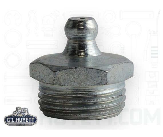 Grease Fitting Zerk 3/8-19 BSPT Steel ZC Triv