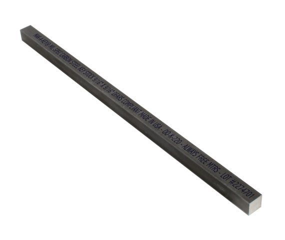 MAK-A-KEY Key Stock 9/16 x 9/16 x 1 ft CS PL OV MS