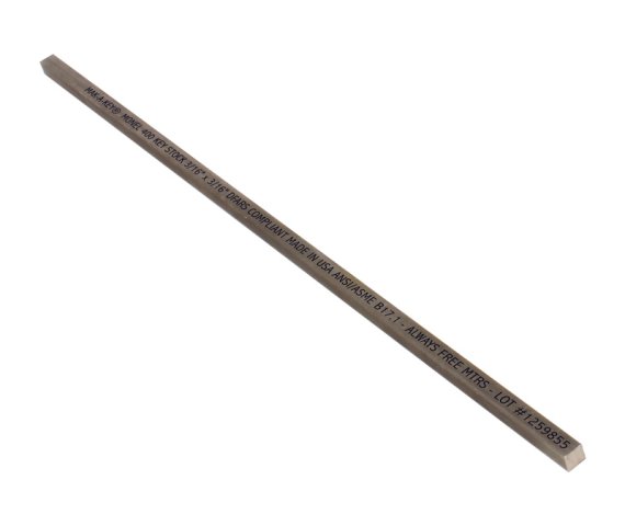 MAK-A-KEY Key Stock 3/16 x 3/16 x 12 Monel