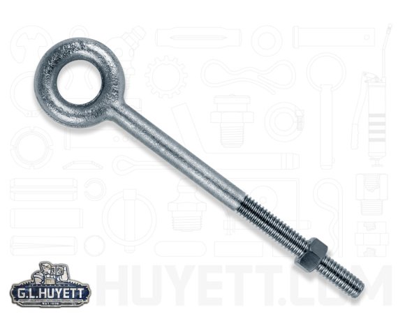 Nut Eye Bolt PP 5/8 RH x 4-1/2 CS ZP