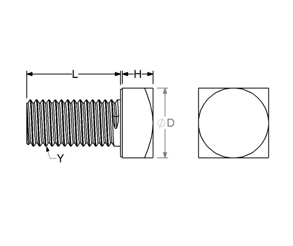 100 Bulloni Testa Quadra 5/16-18 X 2-1/2 Acciaio A307 – Grezzi – Lexar Industrial