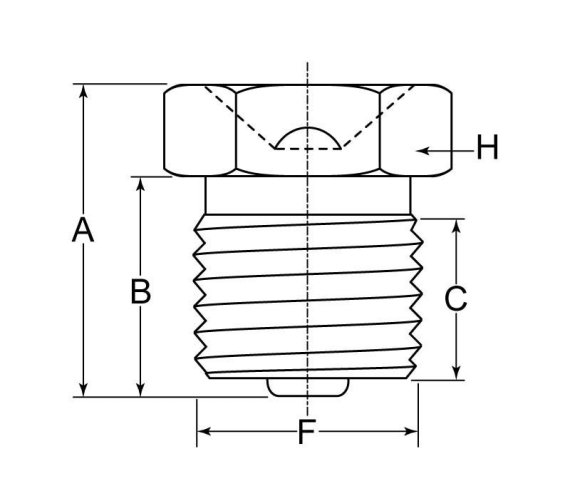 Grease Fitting Flush 1/2-14NPTF CS Z3