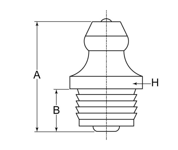 Grease Fitting Drive Type 3/8 Steel ZC Triv