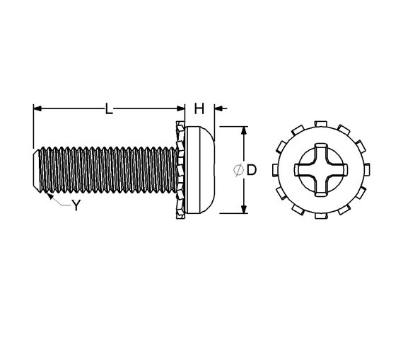 Fastenere 100-Pack #6-32 X 1-1/4" Pan Head Machine Screws – Phillips Drive, 18-8 Stainless Steel