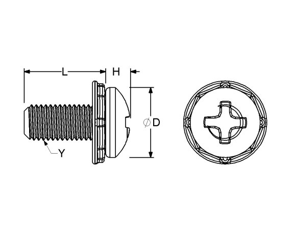 Pan Head Machine Screws #2-56 x 1/4 in 18-8 SS