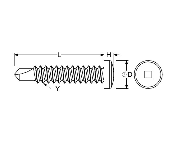 Pan Head Sheet Metal Screws #12 x 1-1/4 in SteelZC