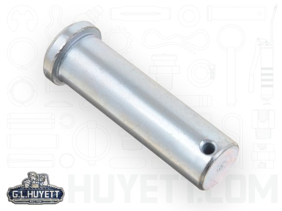 Clevis Pin 3/4 x 2-1/2 Low Carbon Steel Zinc Clear