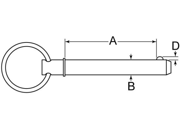 PIN, DETENT RING 1/2 X 1-1/2 E.L. | The EDCO Company Store