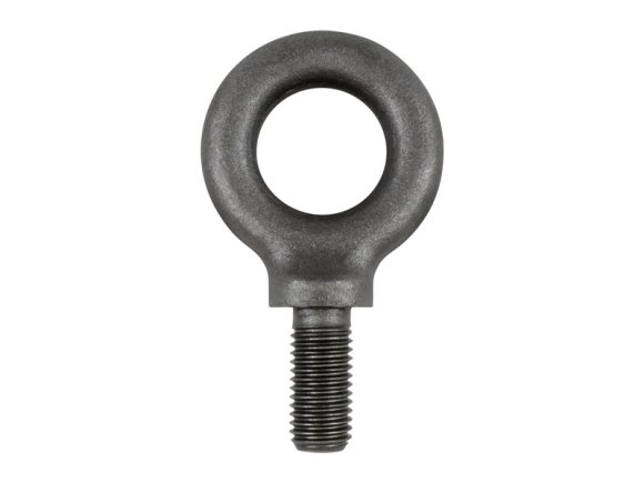 Lifting Eye Bolt, Shoulder Pattern 3/4 x 10 Right Hand, 2 Shaft Length,  1.620 Min Thread Length, 1045 Carbon Steel, Self Colored