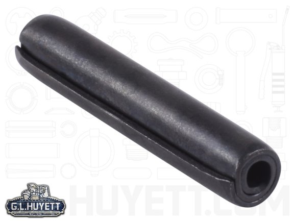 Coiled Spring Pin 3/16 x 1 HD Carbon Steel Oiled