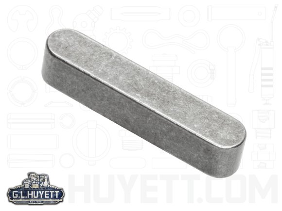 Machine Key M3 x 3 x 16 Form A Carbon Steel Undersize