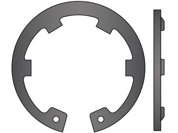 Housing Retaining Ring Bowed Tabbed Internal M90 Steel PH