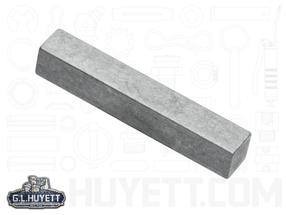 Machine Key 3/8 x 3/8 x 2 Form B SS316 Undersize