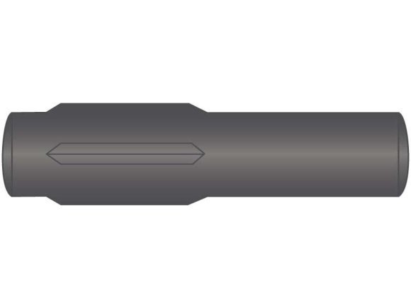 Groove Pin 1/4 x 1 Type H Alloy Steel Plain Oiled