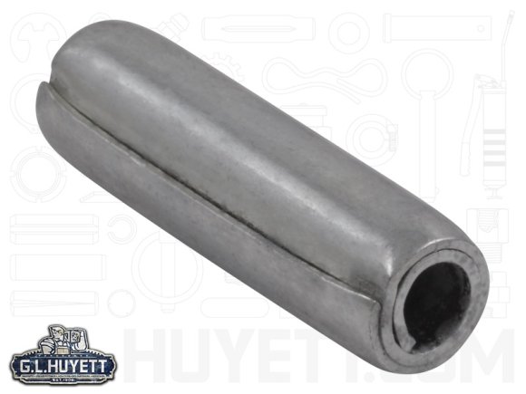 Coiled Spring Pin 1/4 x 7/8 SD Carbon Steel ZC
