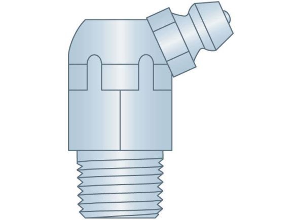 Raccordi Grasso Zerk 1/8-27 Npt 100 Raccordi Per Grasso Zerk - Foto 2