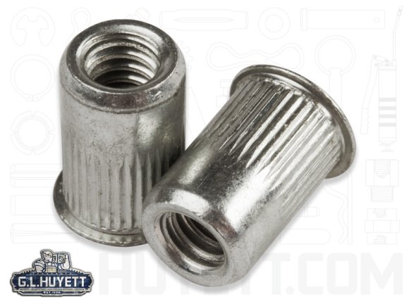 Rivet Nut Knurled CAL 1/4-20 x 165 Stainless Steel PV
