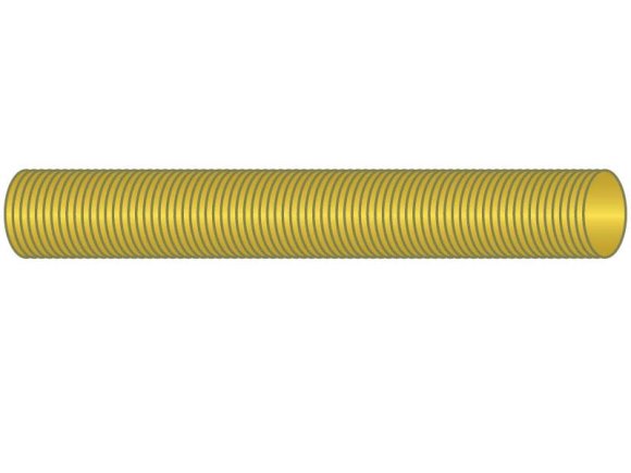 Threaded Rod #10-32 x 1 Ft UNF Brass Plain