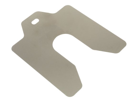 Stainless Steel Slotted Shim Pack - 20-Piece B-3x3 Inch 0.015 Inch Thick Spacers