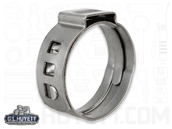 50 Pcs Bag, Oetiker Single Ear Stepless Hose Clamps Size 5/8" Or