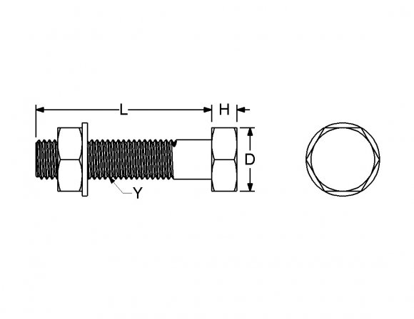 Staffa A U In Acciaio Inox 5/8-11 X 14 Per Tubo Da 14