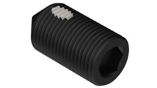 Headless Set Screw 1/4-20 x 3/8 SS PL