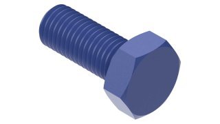 30-Pack Lexar 1/2-13 X 4" Hex Head Tap Bolts, A307 Grade Steel, Zinc Plated