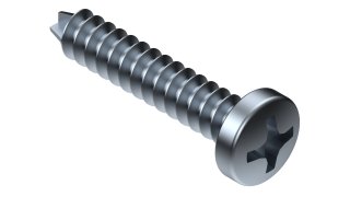 100 Pcs 3/4" Pan Head Sheet Metal Screws - Stainless Steel 18-8, Square Drive