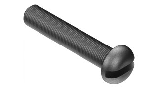 100 Vis à Métaux Tête Ronde Fendue 8-32 X 3 Pouces - Acier Inoxydable 18-8, Neuf